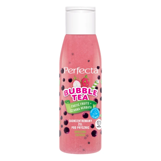 Żele i pianki pod prysznic Bubble Tea Exotic Fruits + Czarna Herbata Mini 100 g