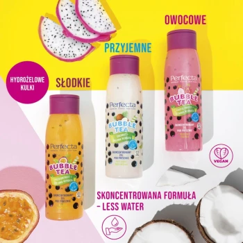 Żele i pianki pod prysznic Bubble Tea Coconut + Zielona Herbata 400 ml