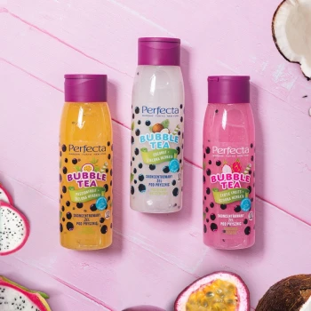 Żele i pianki pod prysznic Bubble Tea Coconut + Zielona Herbata 400 ml