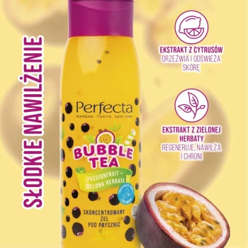 Żele i pianki pod prysznic Bubble Tea Passionfruit + Zielona Herbata 400 ml