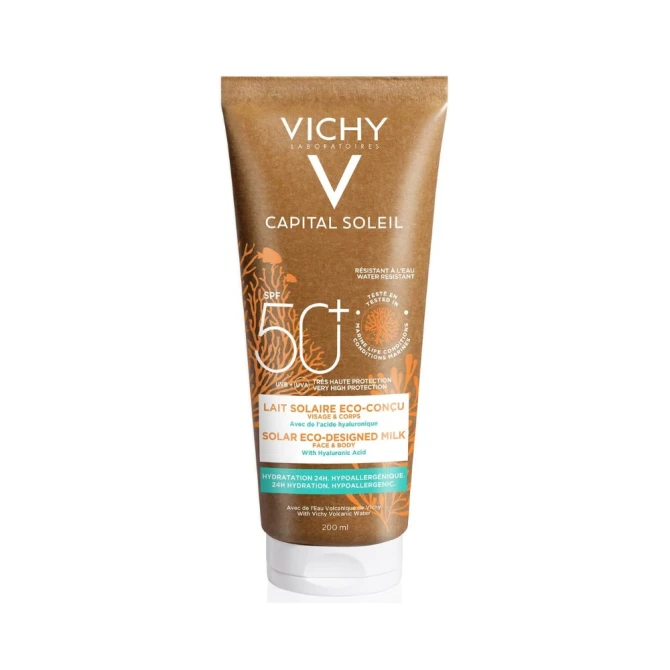 Mleczka do opalania Capital Soleil Solar Eco-Designed Milk SPF 50+ 200 ml