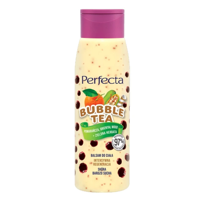 Balsam do ciała Bubble Tea Pomarańcza + Oriental Wood + Zielona Herbata 400 ml