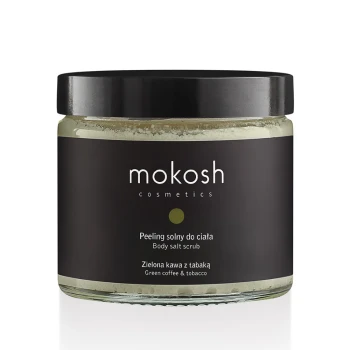 Peelingi do ciała Peeling Solny Do Ciała „Zielona Kawa z Tabaką” 