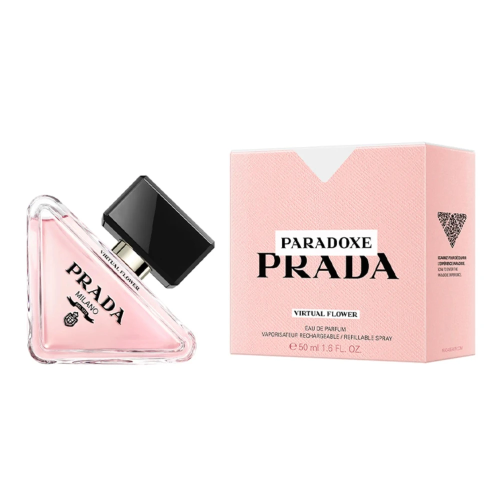 PARADOXE PRADA VIRTUAL FLOWER&チャーム&パフ Paradoxe Virtual Flower 50 ml Wody perfumowane dla kobiet