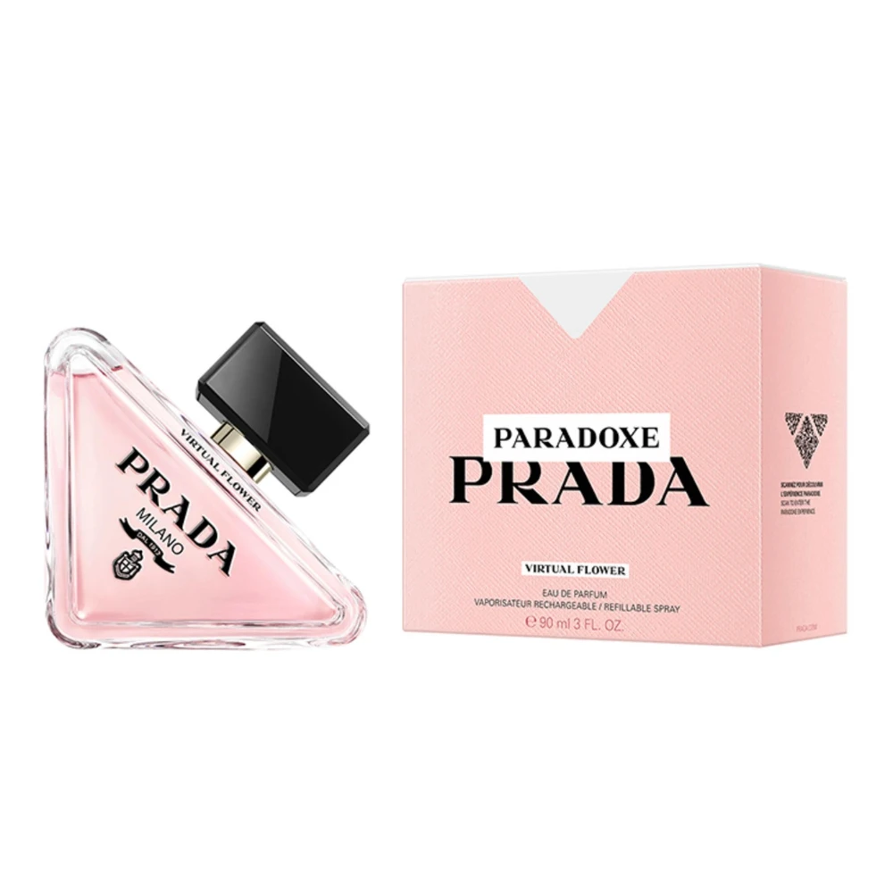 PARADOXE PRADA VIRTUAL FLOWER&チャーム&パフ Prada Paradoxe Virtual Flower Eau de Parfum, spray, 85 ml