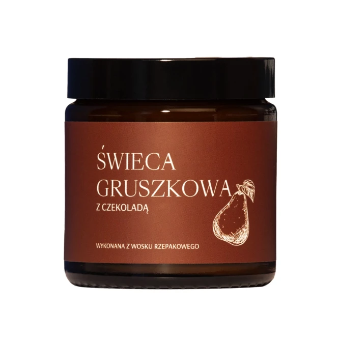 Świece zapachowe Świeca Gruszkowa Z Czekoladą 120 ml