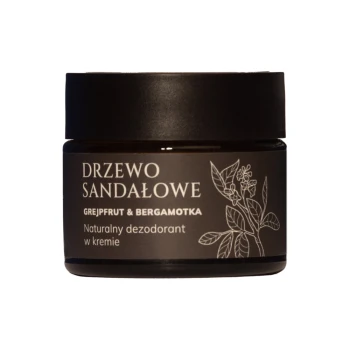 Dezodorant Drzewo Sandałowe Grejpfrut & Bergamotka Naturalny Dezodorant W Kremie 50 ml
