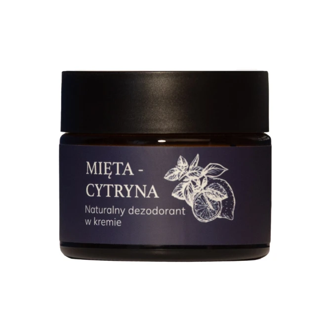 Dezodorant Mięta-cytryna Naturalny Dezodorant W Kremie 50 ml