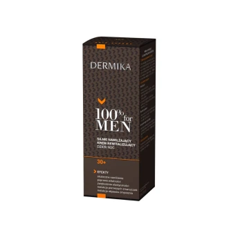 Kremy na dzień 100% For Men Silnie Regenerujący Krem Przeciw Zmarszczkom i Głębokim Bruzdom 60+ 50 ml