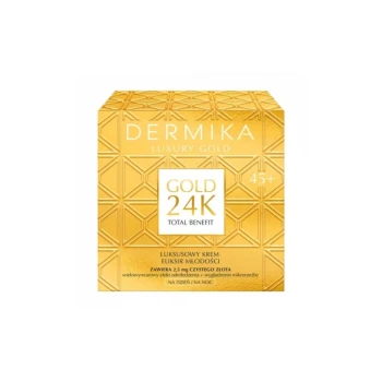 Kremy na dzień Luxury Gold 24k Luksusowy Krem Eliksir Młodości 45+ 50 ml