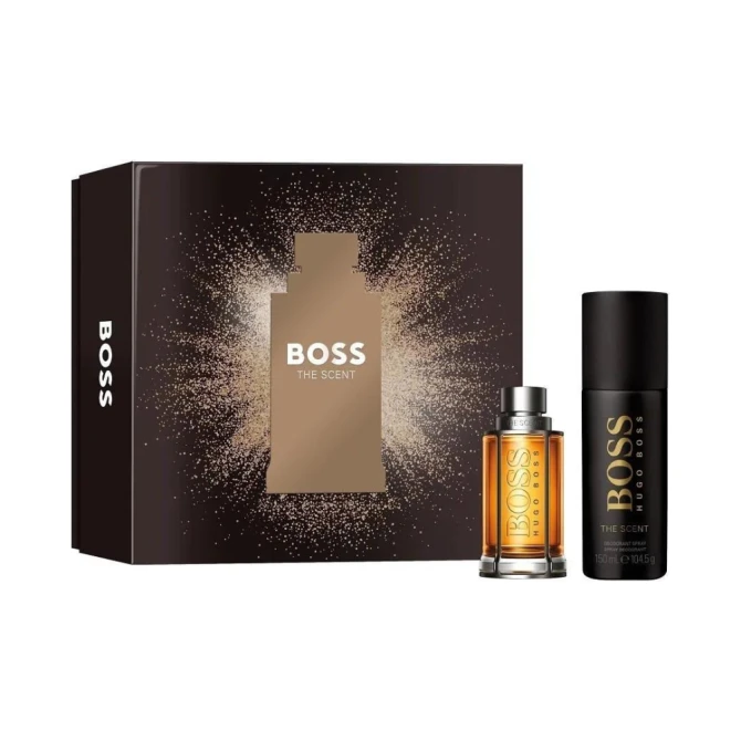 hugo boss the scent for him woda toaletowa 150 ml   zestaw