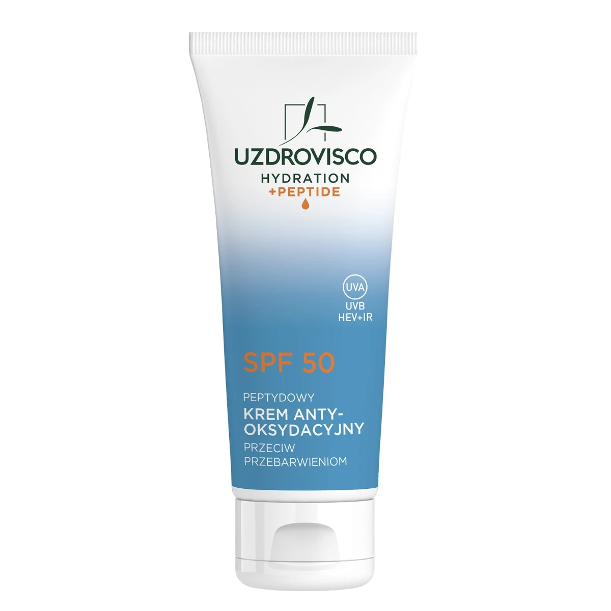 Uzdrovisco mit Peptiden Creme antioxidativ gegen Pigmentflecken SPF 50 — Inhaltsstoffe i ocena