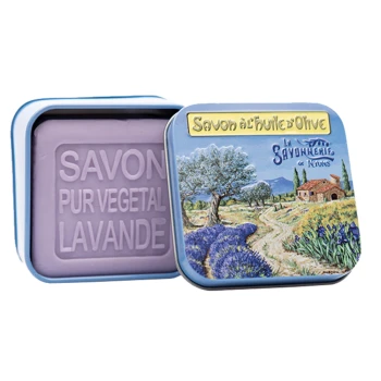 Mydła Mydło Perfumowane W Metalowej Puszce Provence Lawenda 100 g