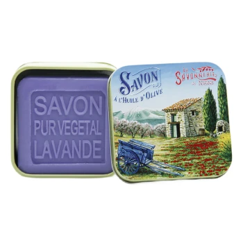 Mydła Mydło Perfumowane W Metalowej Puszce Provence 2 Lawenda 100 g