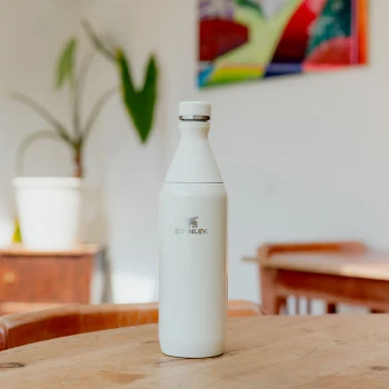 Butelki na wodę All Day Slim Kremowy 600 ml