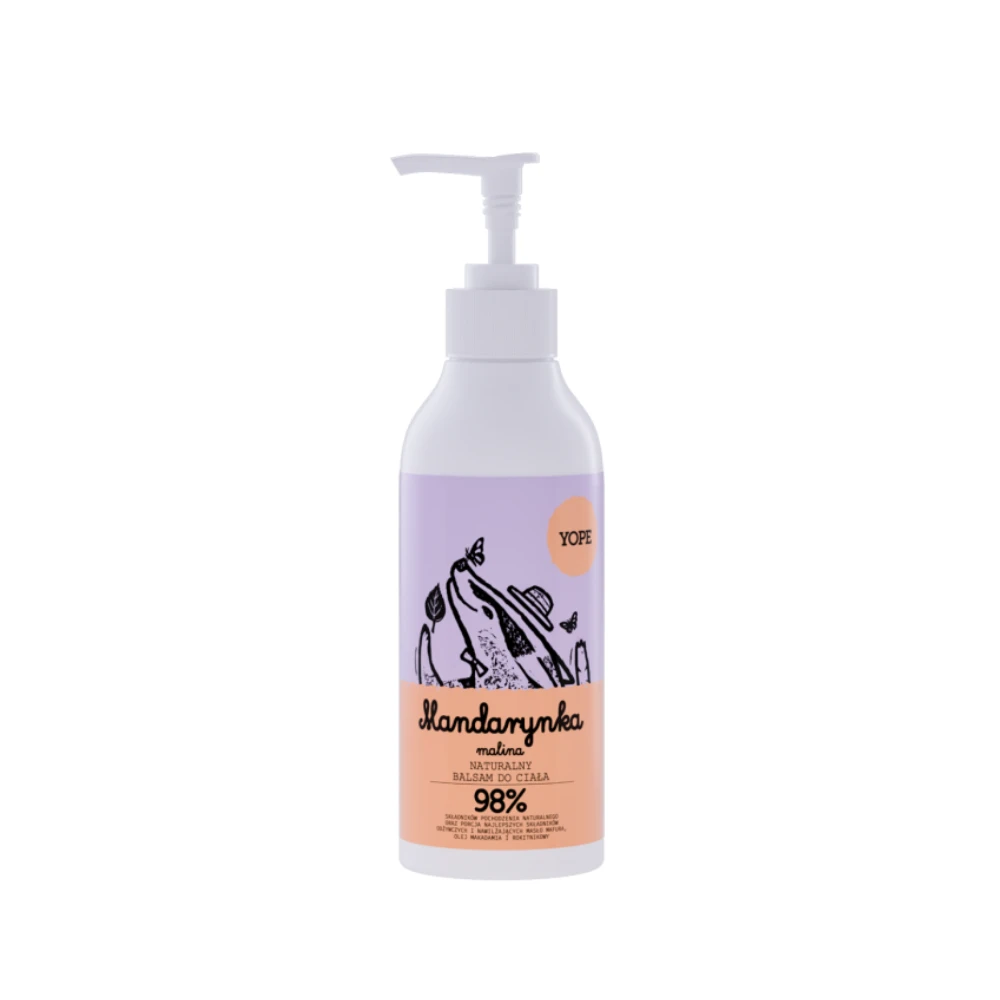 Yope Mandarynka i Malina Natural Body Lotion — Inhaltsstoffe i ocena