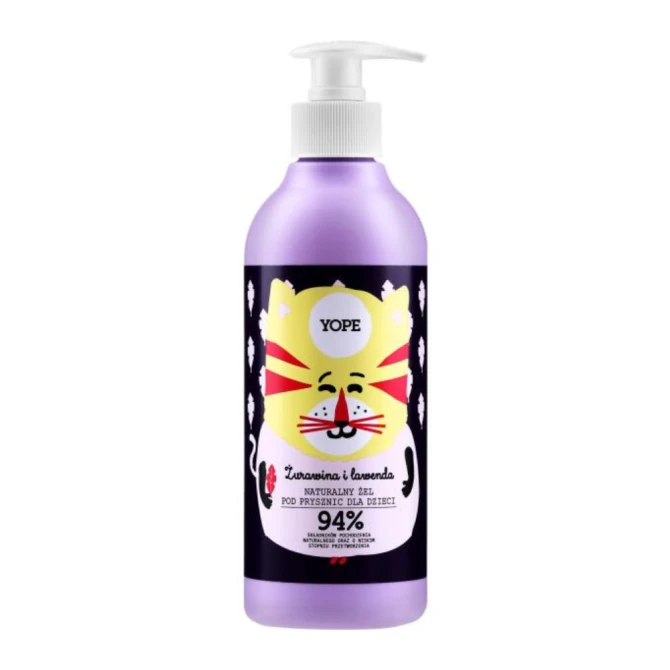 Kosmetyki dla dzieci Żurawina i Lawenda Kids Shower Gel 400 ml