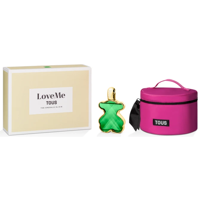 tous loveme the emerald elixir woda perfumowana 90 ml   zestaw