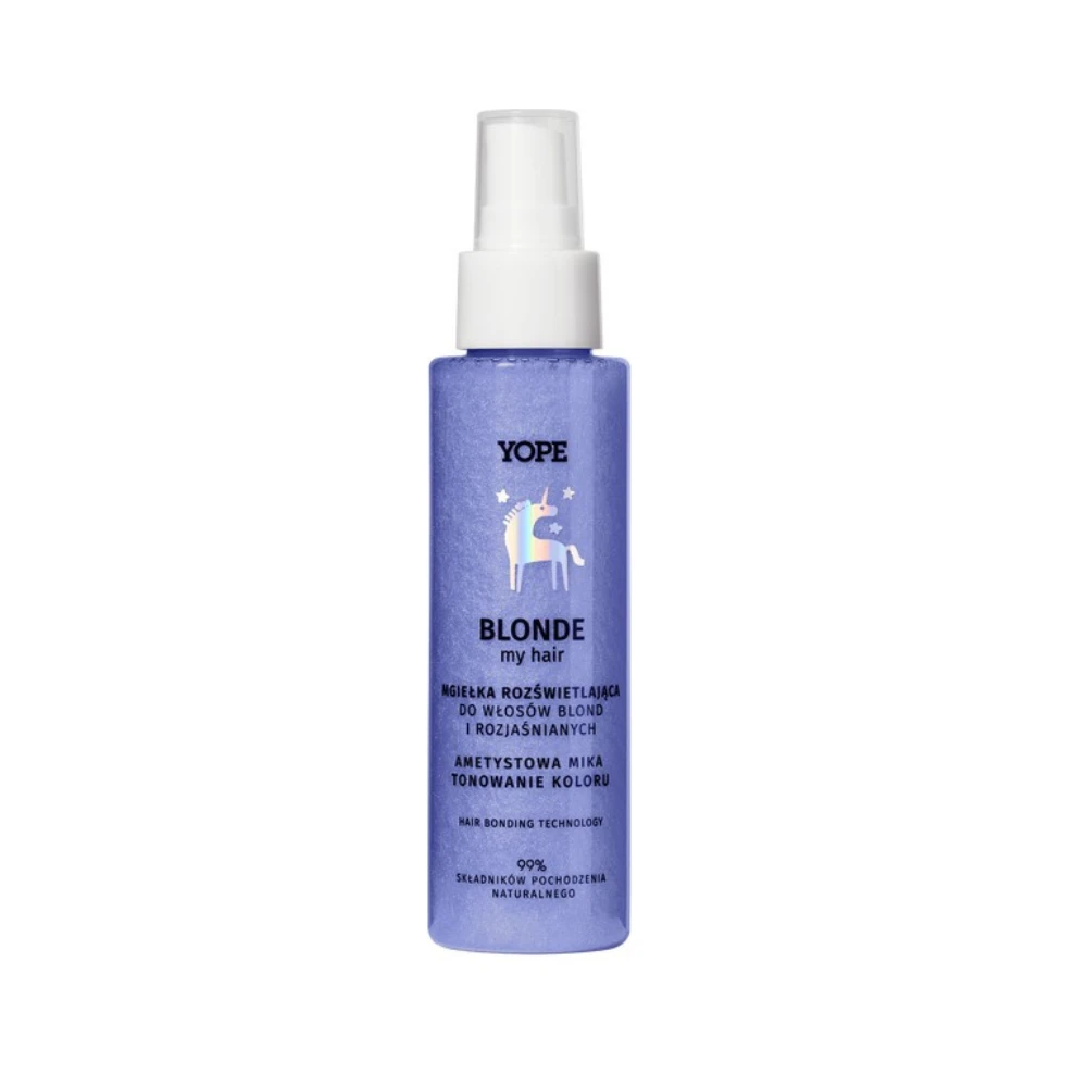 Yope Blonde My Hair Mist Ametystowa mika tonowanie koloru — Składniki i ocena