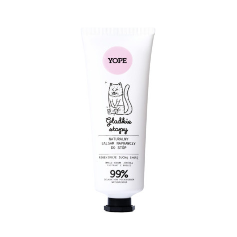 Yope Gładkie Stopy Foot Cream Naturalny Krem do Stóp 75ml
