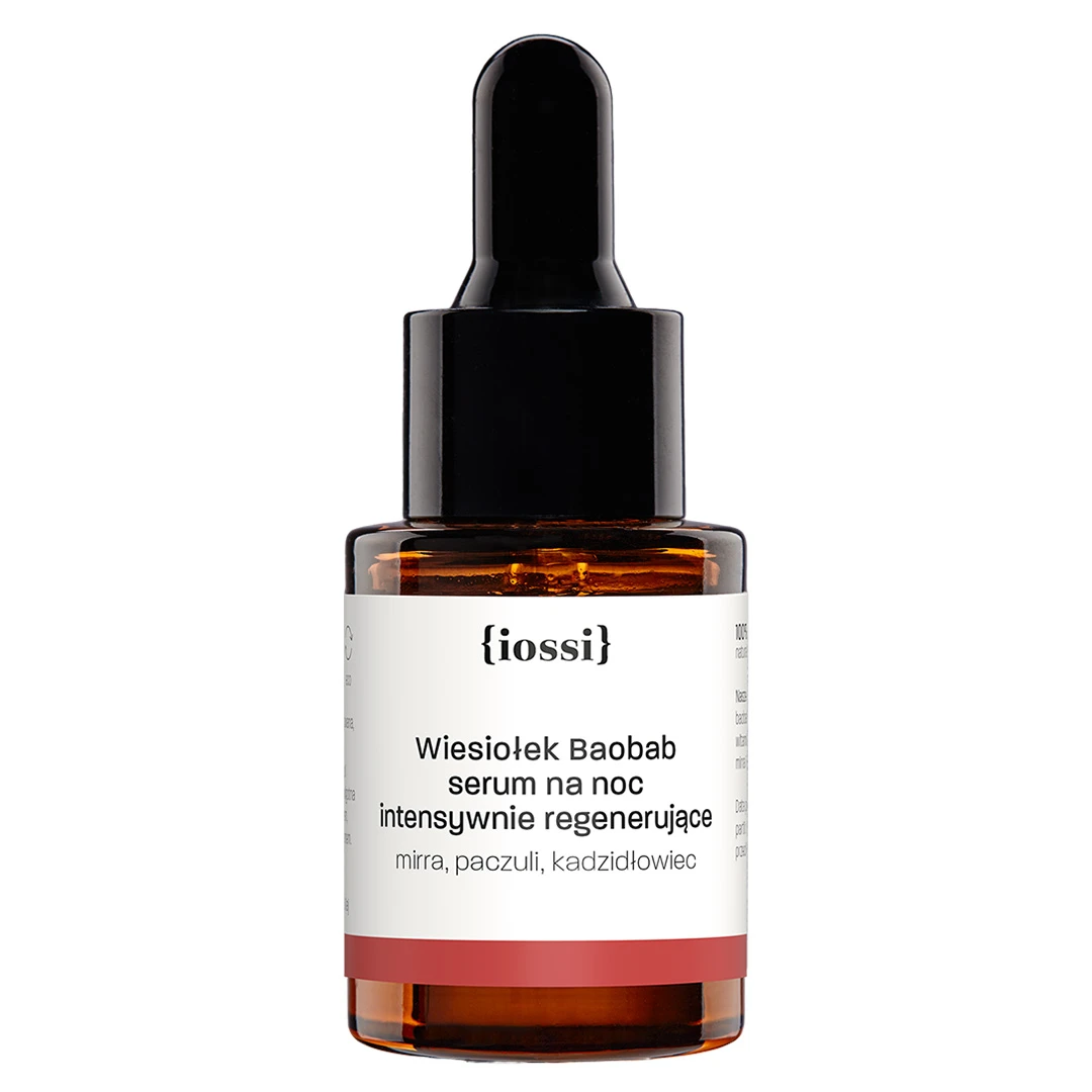 Iossi Wiesiołek Baobab Mini. Serum intensywna nocna regeneracja