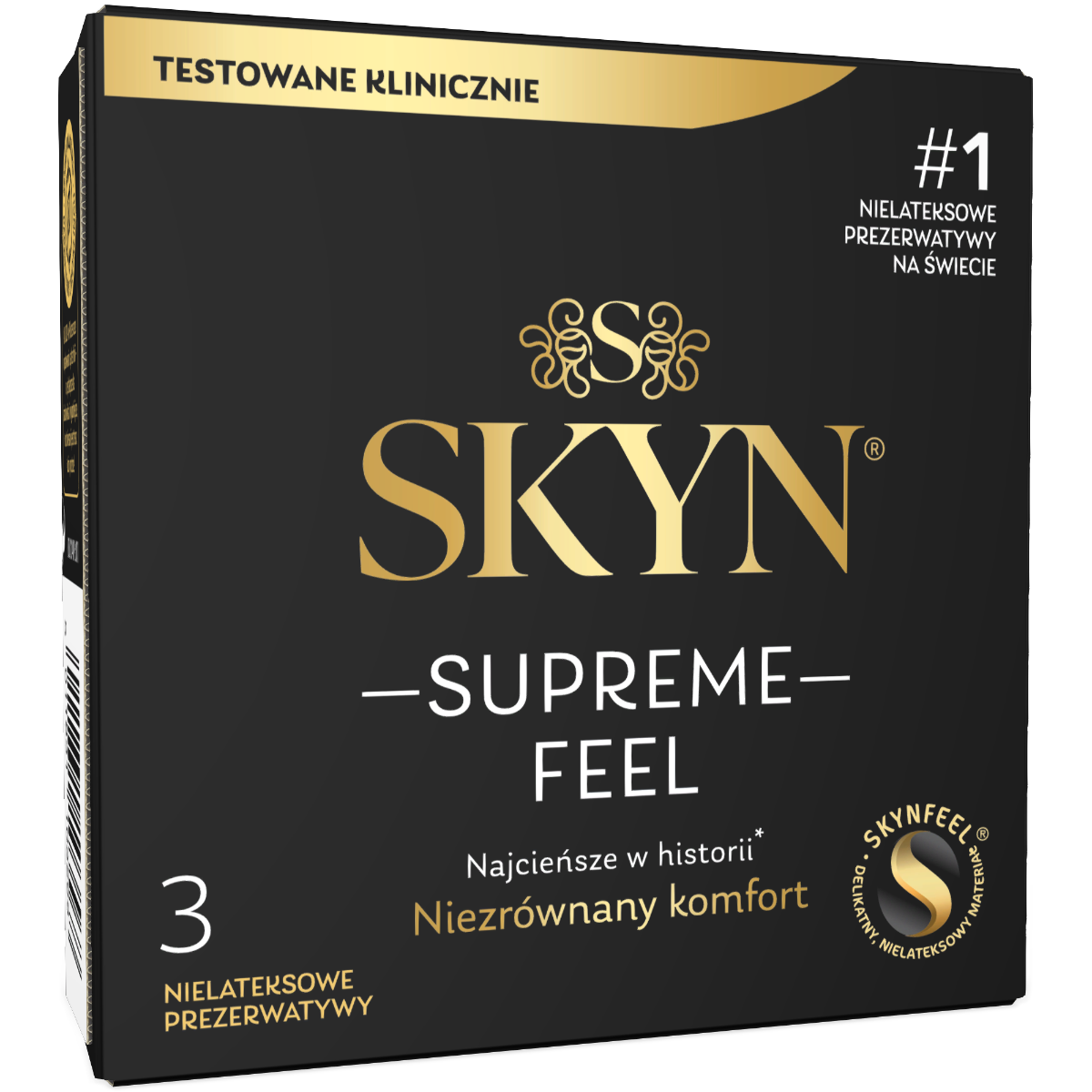 Skyn Supreme Feel Prezerwatywy Nielateksowe 3szt