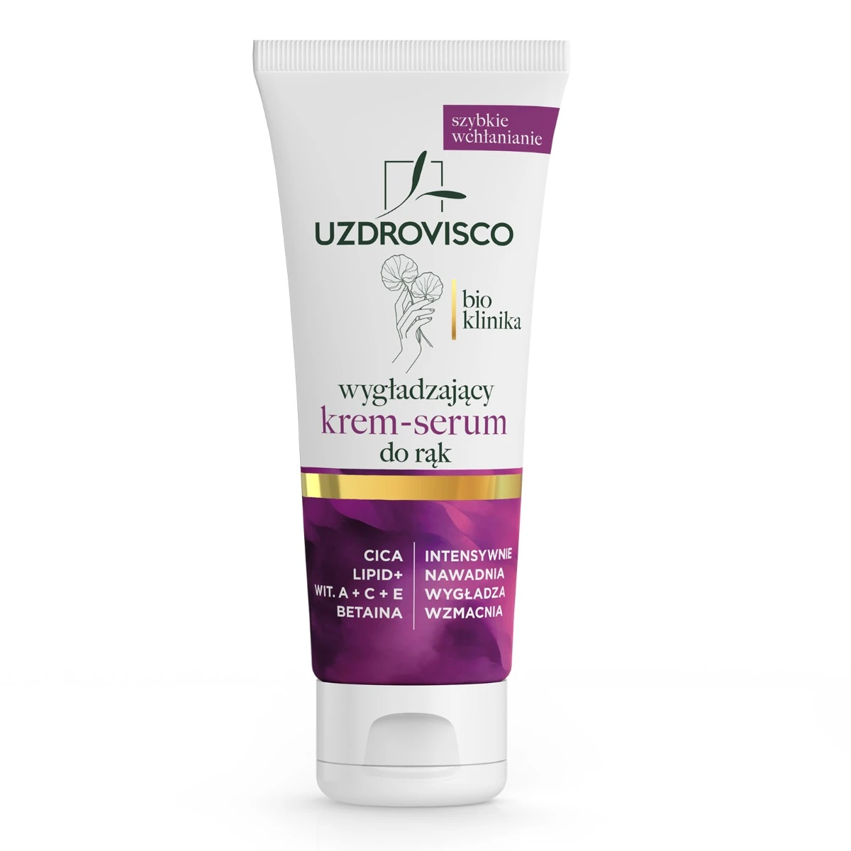 Uzdrovisco Bioklinika glättend Creme-Serum für die Hände — Inhaltsstoffe i ocena