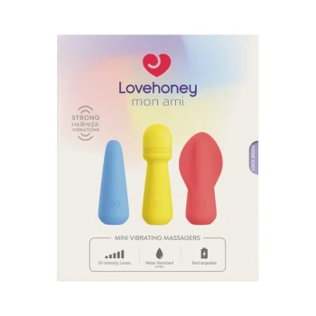 Gadżety erotyczne mon ami Trio of Vibrating Massagers 