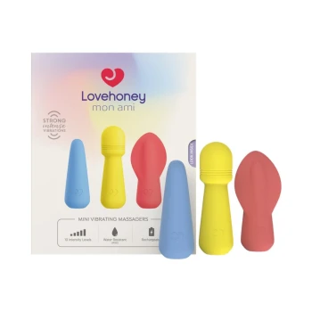 Gadżety erotyczne mon ami Trio of Vibrating Massagers 