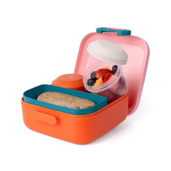 Lunchboxy Lunchbox Rikko Dla Dzieci Poppy Flamingo