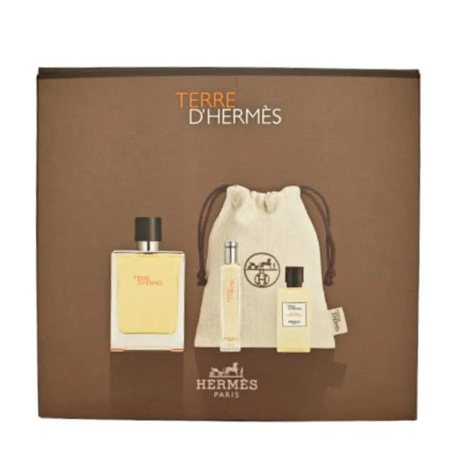 hermes terre d'hermes woda toaletowa 75 ml  tester zestaw 