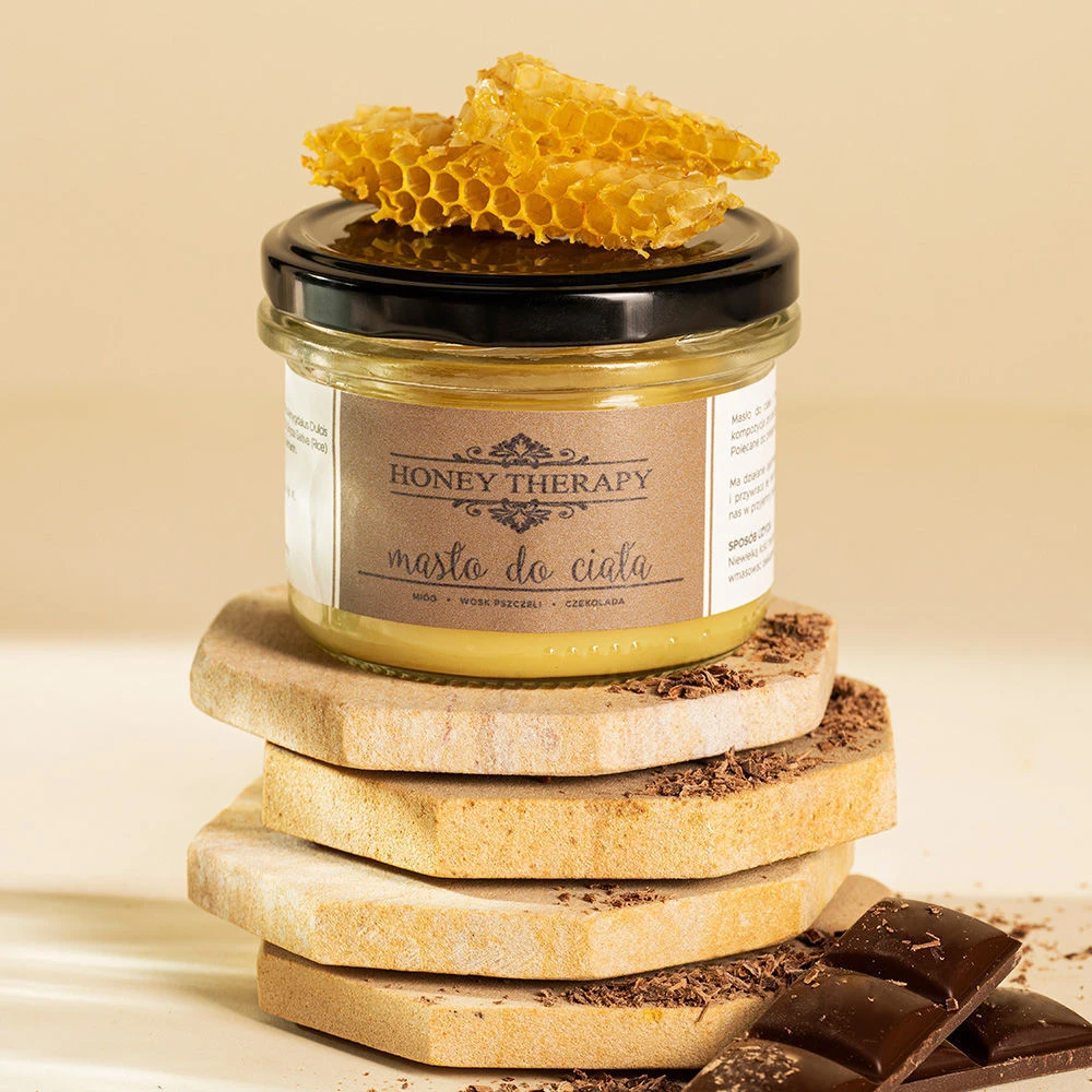 Баттер для тела Honey Therapy, с мёдом и пчелиным воском, шоколад — фото 2