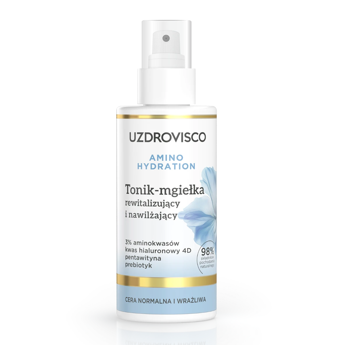Uzdrovisco Amino Hydration Tonikum-Spray revitalisierend und feuchtigkeitsspendend — Inhaltsstoffe und Bewertung