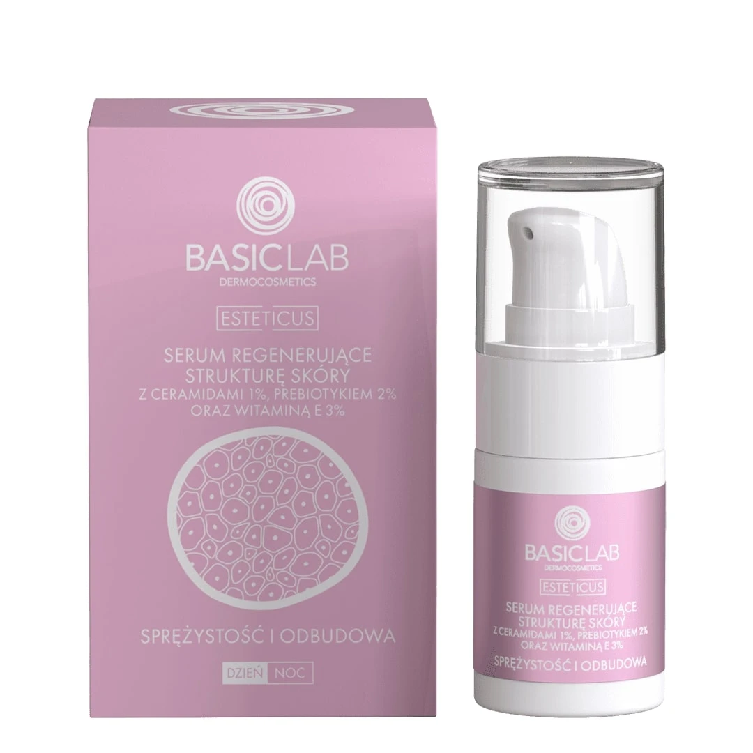 BasicLab Serum regenerujące strukturę skóry 1% ceramidy 2% prebiotyk — Inhaltsstoffe i ocena