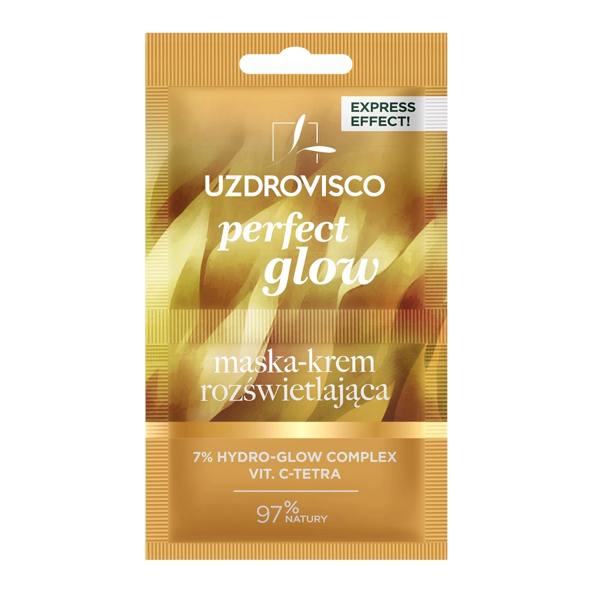 Uzdrovisco Express Effect Perfect Glow Maske-Creme aufhellend — Inhaltsstoffe i ocena