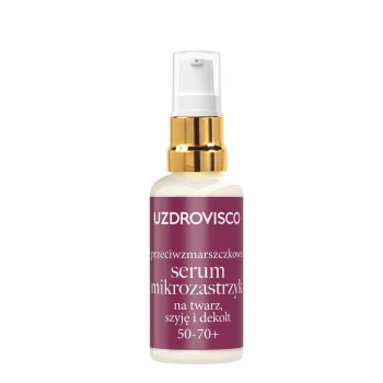 Serum do twarzy Bioklinika Przeciwzmarszczkowe serum-mikrozastrzyk na twarz, szyję i dekolt na dzień i na noc 50-70+ 50 ml