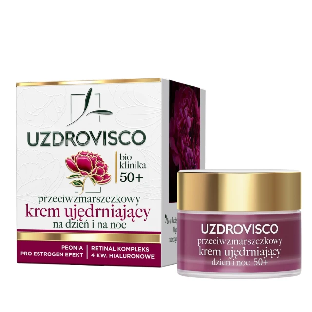 Kremy do twarzy Bioklinika Przeciwzmarszczkowy krem ujędrniający 50+ na dzień i na noc 50 ml