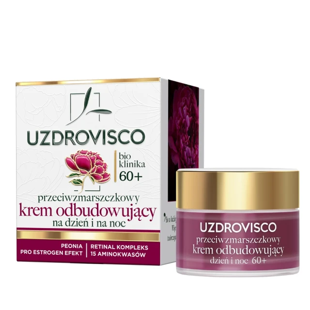Kremy do twarzy Bioklinika Przeciwzmarszczkowy krem odbudowujący 60+ na dzień i na noc 50 ml