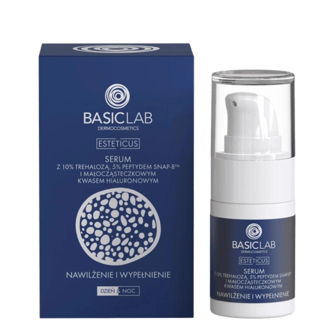 BasicLab Aktywne serum 10% trehaloza, 5% peptyd SNAP-8 — Składniki i ocena