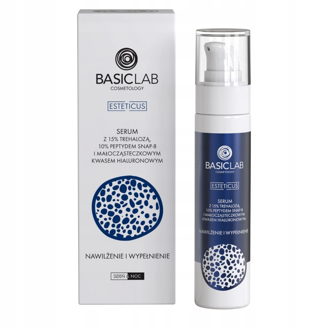 BasicLab COSMETOLOGY Specjalistyczne serum 15% trehaloza, 10% peptyd SNAP-8 — Składniki i ocena
