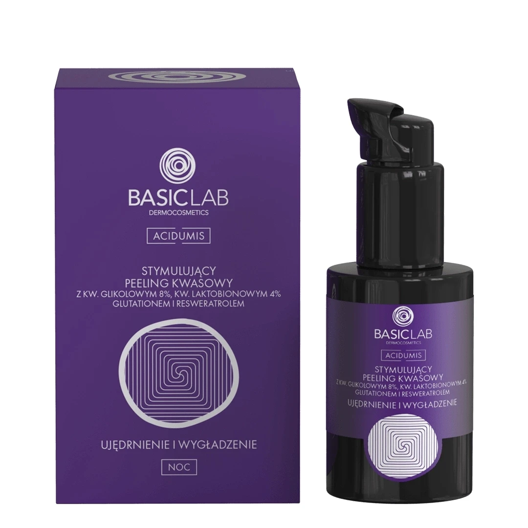 BasicLab stimulierend peeling mit Säure Straffung und Glättung — Inhaltsstoffe und Bewertung