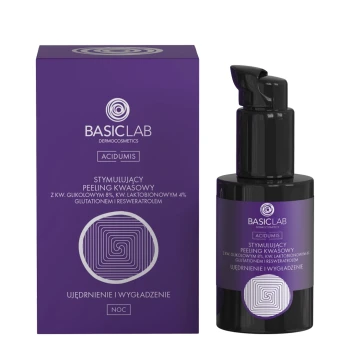 Peelingi do twarzy Stymulujący peeling kwasowy UJĘDRNIENIE I WYGŁADZENIE 30 ml