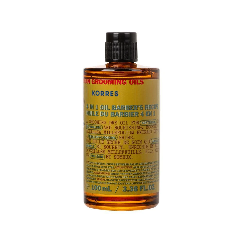 Korres ACHILLEA MEN Athenian Grooming Dry Oil 4in 1for Hair & Beard