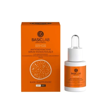 Serum do twarzy Antyoksydacyjne serum wzmacniające 0,5% ergotioneiny, 5% kompleksu diglukozydu kwasu galusowego, EGCG 15 ml
