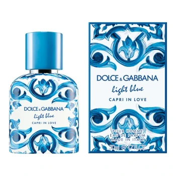 Wody perfumowane dla mężczyzn Light Blue Capri In Love Pour Homme 50 ml