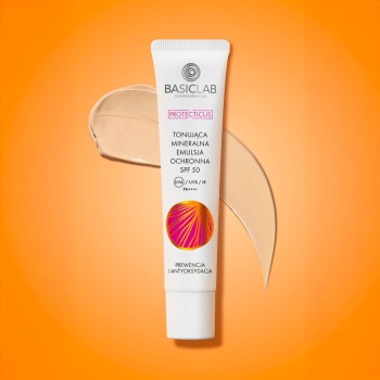 Emulsje do twarzy Tonująca mineralna emulsja ochronna SPF 50 40 ml