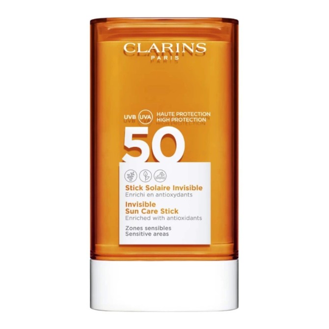 Kremy do opalania Clarins Invisible Sun Care Stick SPF 50+ 17 g