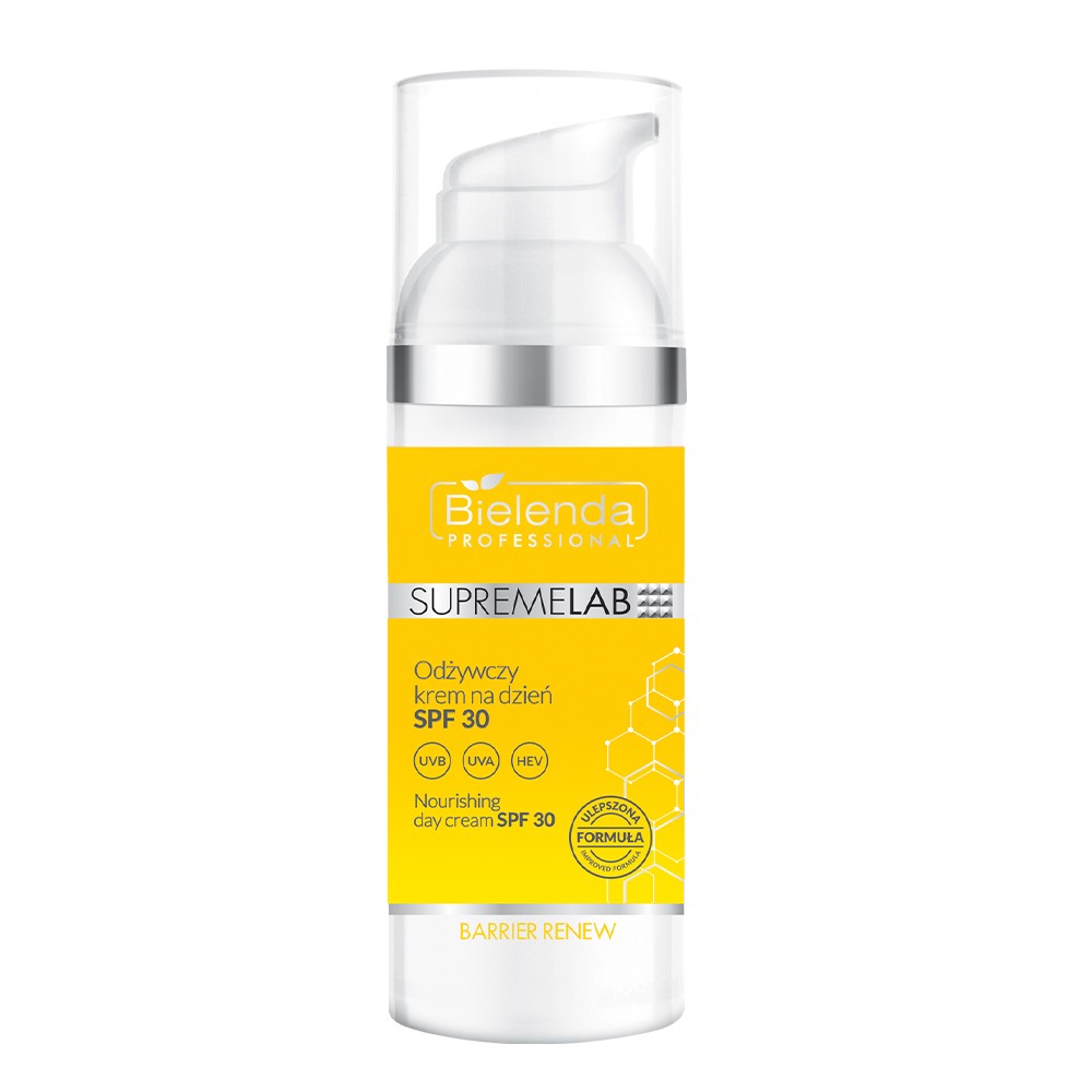 Bielenda SUPREMELAB Barrier Renew pflegend Tagescreme SPF 30 — Inhaltsstoffe i ocena