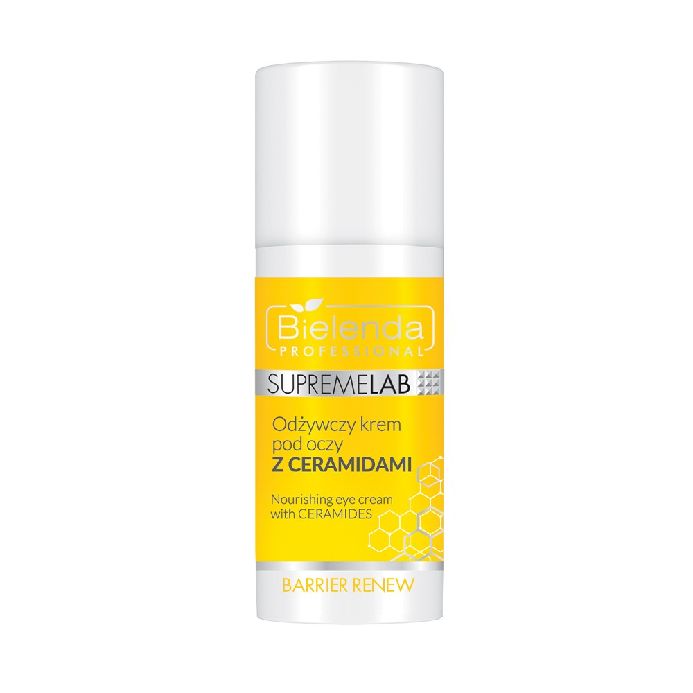 Bielenda SUPREMELAB Barrier Renew Odżywczy krem pod oczy z ceramidami — Inhaltsstoffe i ocena