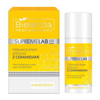 Kremy pod oczy SUPREMELAB Barrier Renew Odżywczy krem pod oczy z ceramidami 15 ml